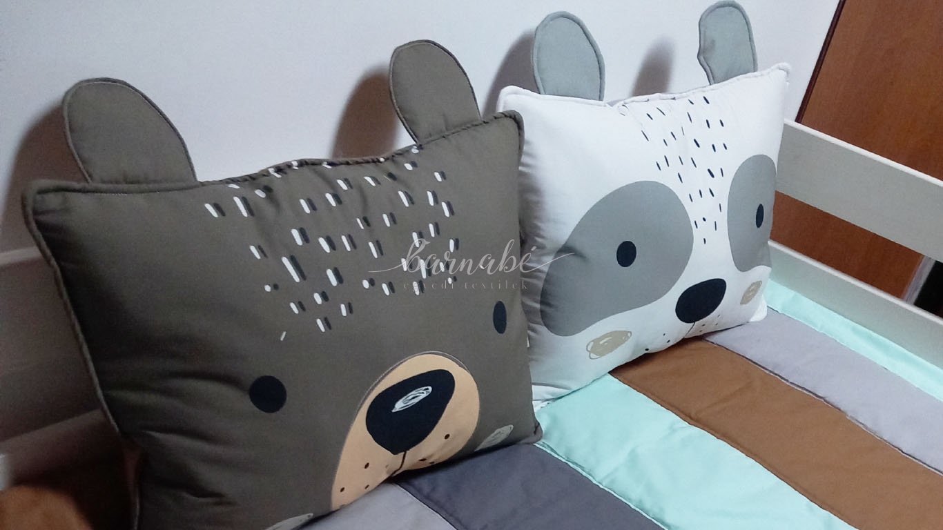 Pandamaci és Barnamaci párna szett